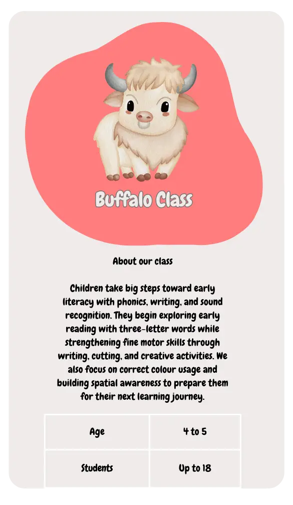 At Noddy Nursery school daycare and Grade R Children take big steps toward early literacy with phonics, writing, and sound recognition. They begin exploring early reading with three-letter words while strengthening fine motor skills through writing, cutting, and creative activities. We also focus on correct colour usage and building spatial awareness to prepare them for their next learning journey. ages 4 to 5