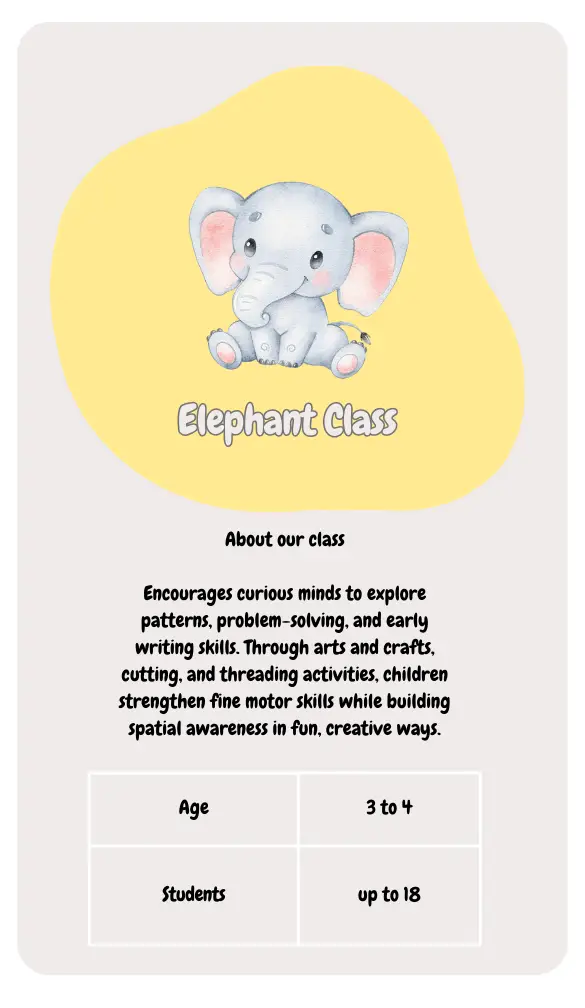 At Noddy Nursery school daycare and Grade R we Encourages curious minds to explore patterns, problem-solving, and early writing skills. Through arts and crafts, cutting, and threading activities, children strengthen fine motor skills while building spatial awareness in fun, creative ways. ages 3 to 4